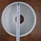 Globe abat-jour opaline blanche – Verre opale, bord ondulé – Style intemporel