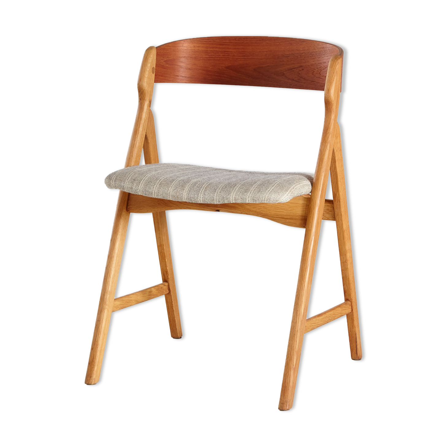 Model 71 oak dining chair by Henning Kjærnulf for Boltings Stolefabrik