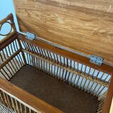 Vintage Rattan Toy Box