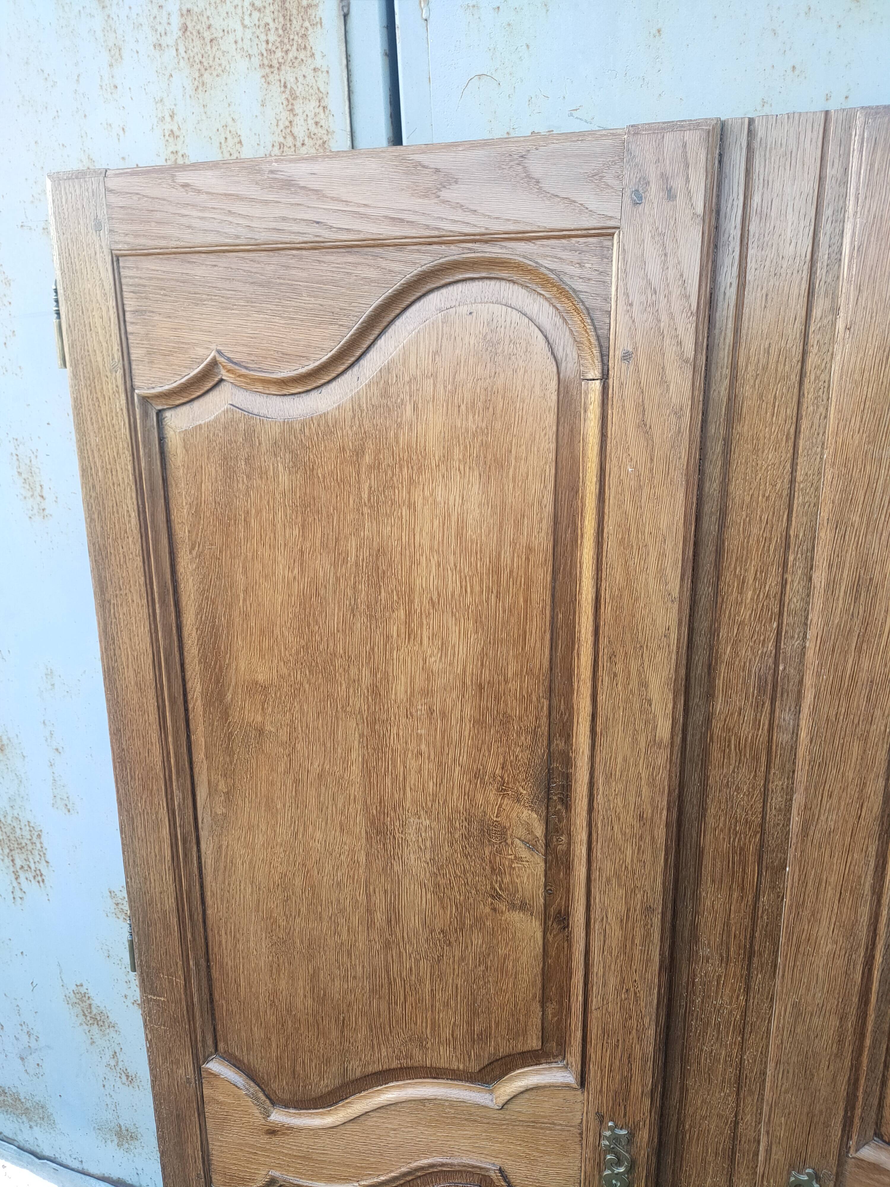 pair of old oak doors