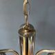 70s Mid Century Murano glass chandelier in Mazzega style.