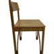 Vintage wooden chair 1980s minimalist design unique