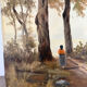Le grand chêne, huile sur toile signé