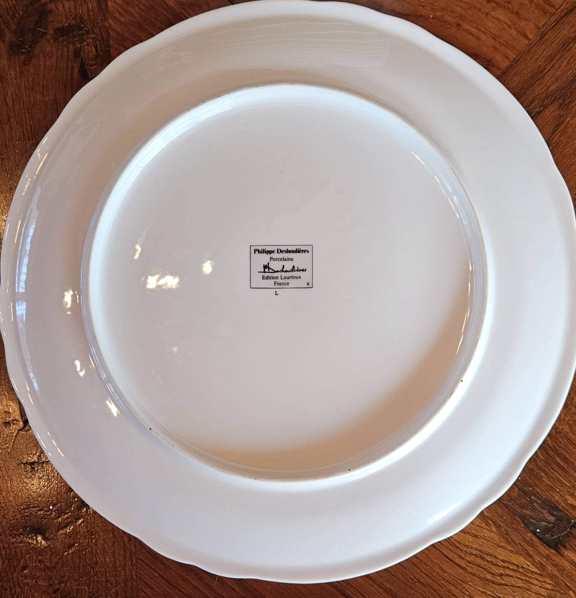 Limoges porcelain cake service