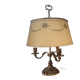 Lampe en bronze à  3 bras de style Louis XV