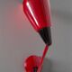 Vintage articulated lamp – Red metal – France 1970/80