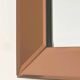Vintage Peach/Rose Smoked Mirror – Beveled Frame, 1970s