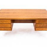 Teak desk Omann Jun, model 77, Denmark, 1960s. After restoration.