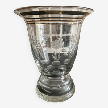 Vase en verre 1950