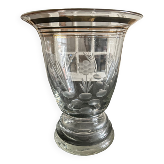 Glass vase 1950