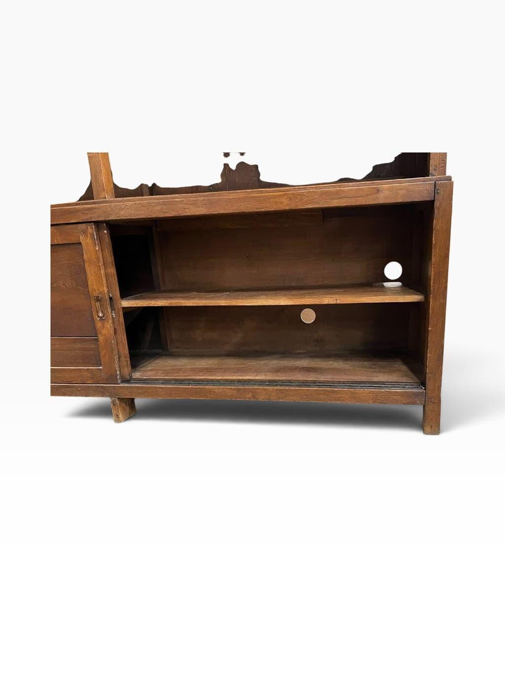 XL vintage wooden display shelf/bookcase