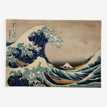 Impression de la grande vague de kanagawa hokusai