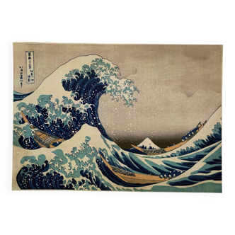 Impression de la grande vague de kanagawa hokusai