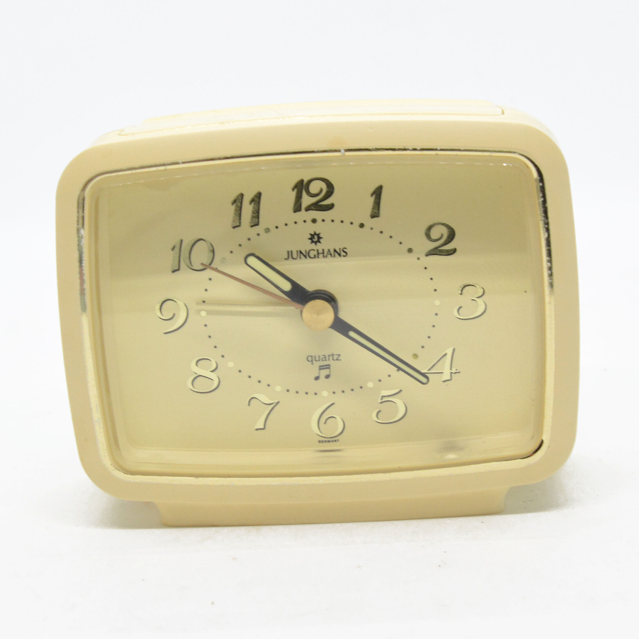 1980s Junghans modernist alarm clock, Germany
