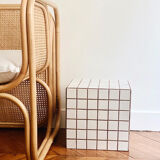 Cube - white/brown