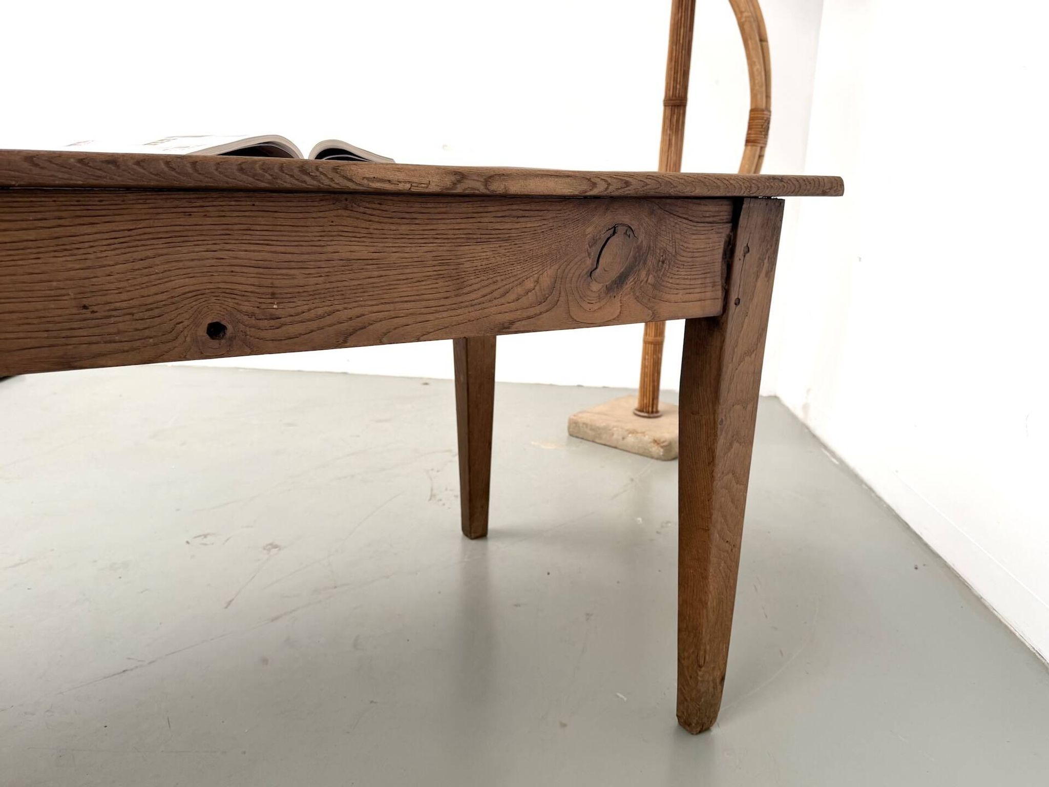 Table de ferme en chêne massif, années 30