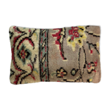 Vintage turkish rug cushion cover, 30 x 50 cm