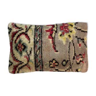 Housse de coussin de tapis turc vintage, 30 x 50 cm