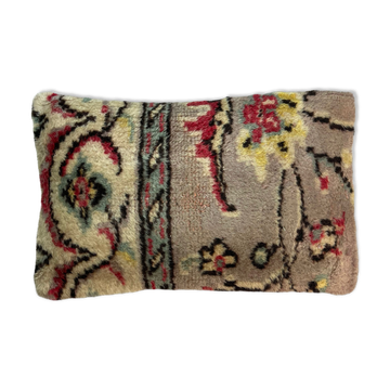 Housse de coussin de tapis turc vintage, 30 x 50 cm