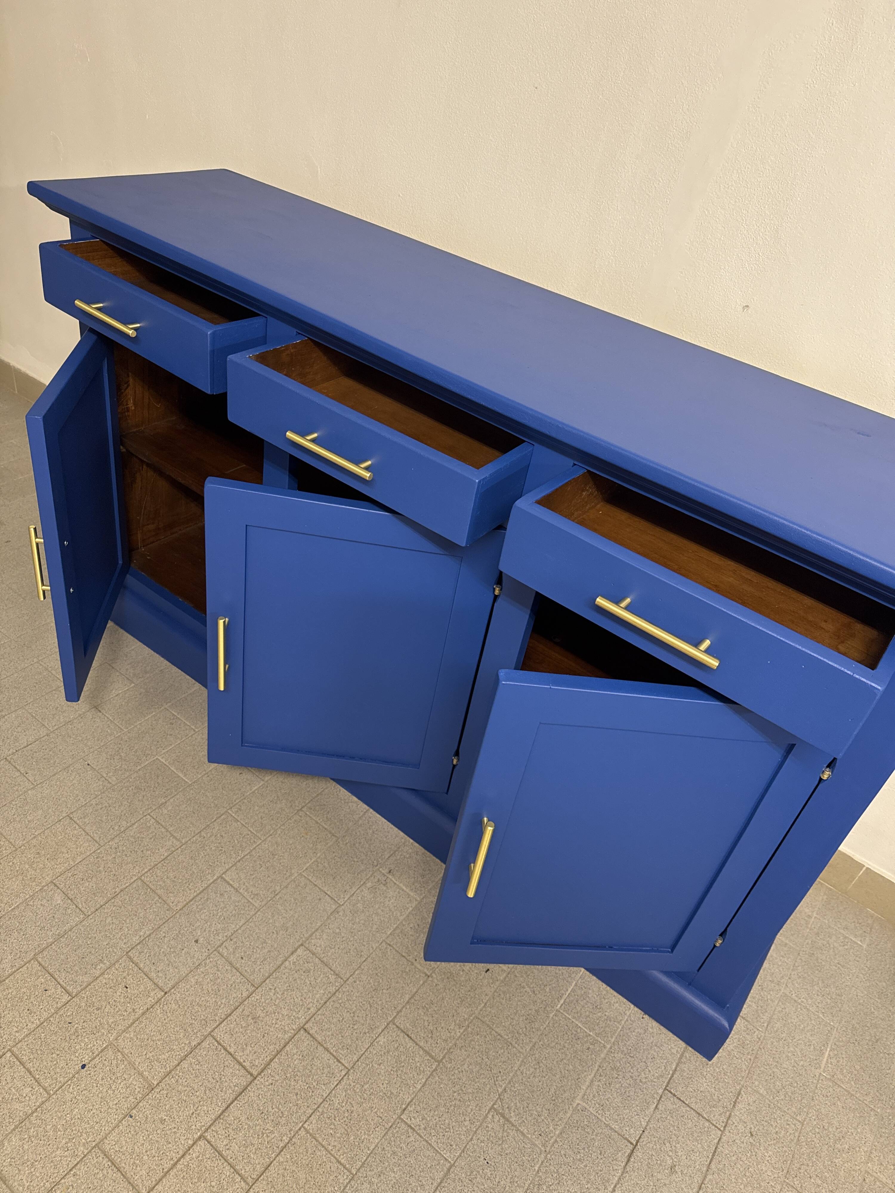 Antique Modernized Italian Credenza, single item
