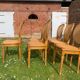Set of 6 Louis XVI style cane medallion chairs
