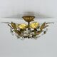 Mid-century design banci style ceiling lamp crystal flower , 1970sMid-centu