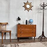 Commode en teck vintage