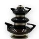 Mid-century modern piled up Tea set, SC3 Italy 1970s