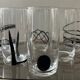Series of 6 vintage Murano glasses including glass paste