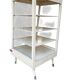 Vintage wooden shop counter, display case, shelf