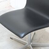 Set of 6 'Oxford' swivel chairs by Arne Jacobsen for Fritz Hansen, 1965