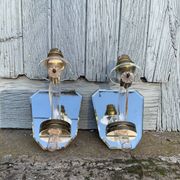 A pair of Venetian Murano wall sconces