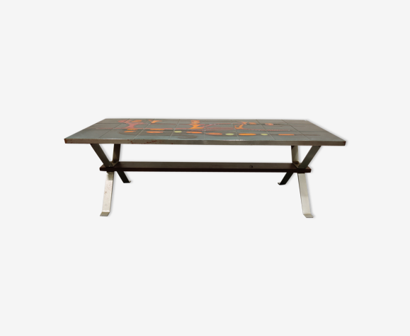 Table basse en céramique du milieu du siècle par adri, années 1960
