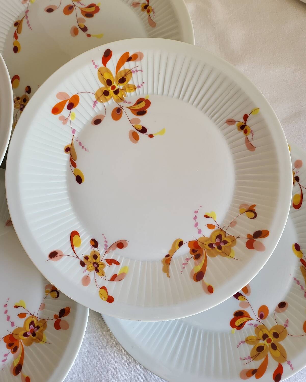 6 Haviland France Limoges Porcelain Dessert Plates