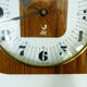 Jaz Electronic Lic Alto France clock in formica, bulging glass frame. Year 70