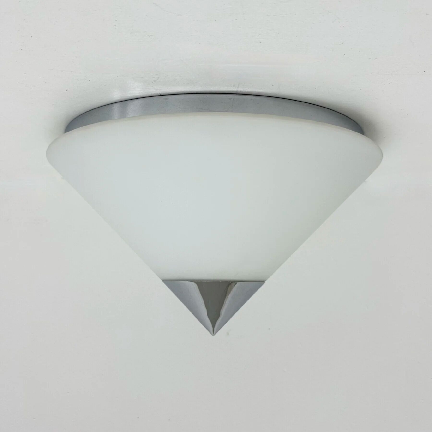 Limburg Glashütte wall ceiling lamp flush mount, 1970s