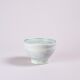 White glazed ceramic cup by Marie Madeleine Jolly, France, circa 1960.
