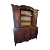 Two-piece solid oak sideboard