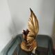 Desk lamp with floral decoration, 1970s