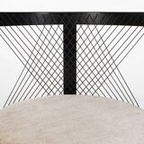 Set of four 'String' dining chairs by Niels Jørgen Haugesen for Tranekaer Furniture, Denmark 1990