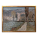 Mid-Century Modern Swedish "Italian Valley" Vintage 1967 Oil Painting, Framed