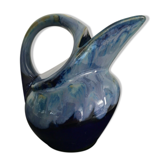 Pitcher blue jug ceramic vase