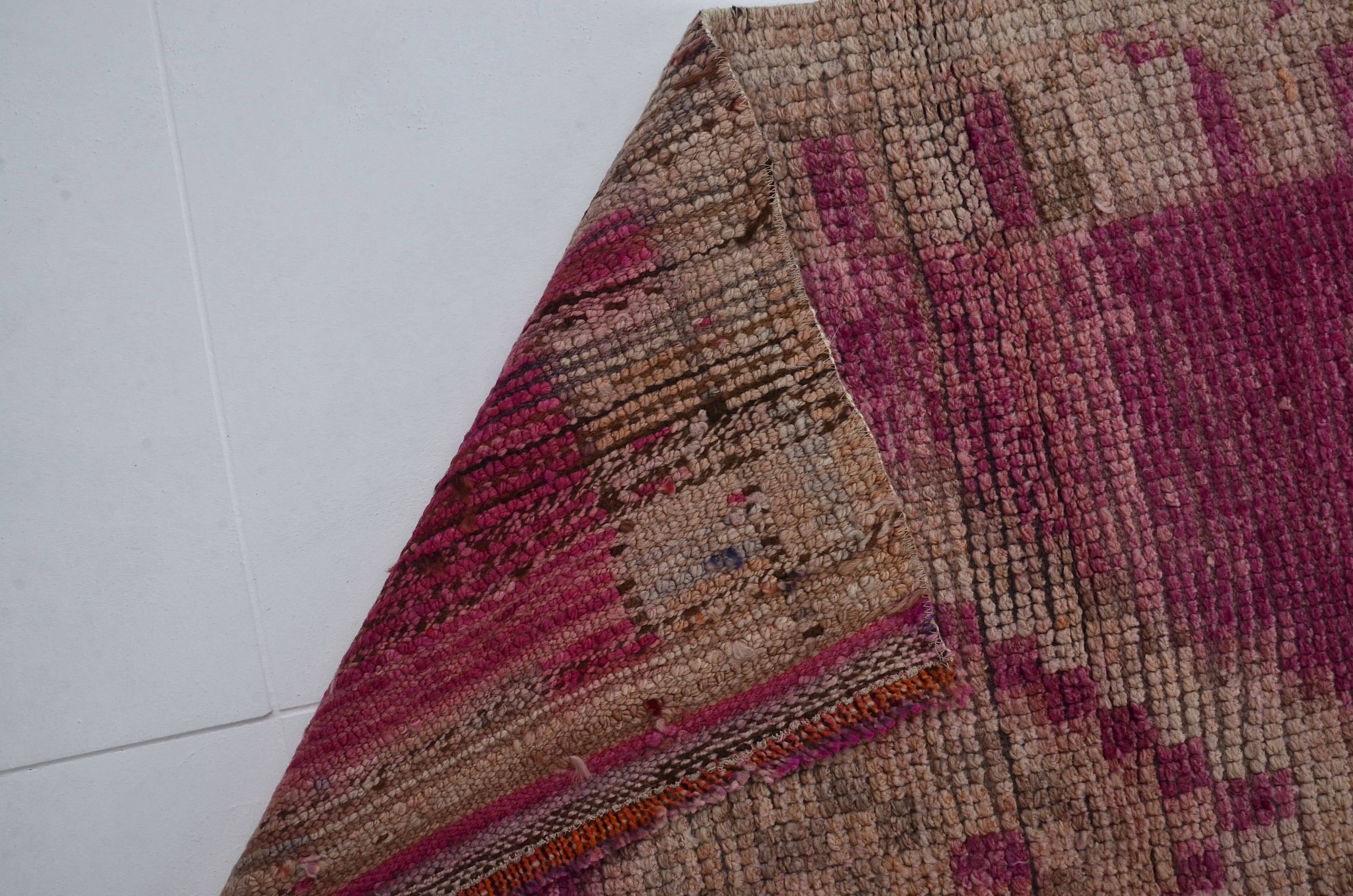 Oushak Handknotted Floral Runner sku 2179