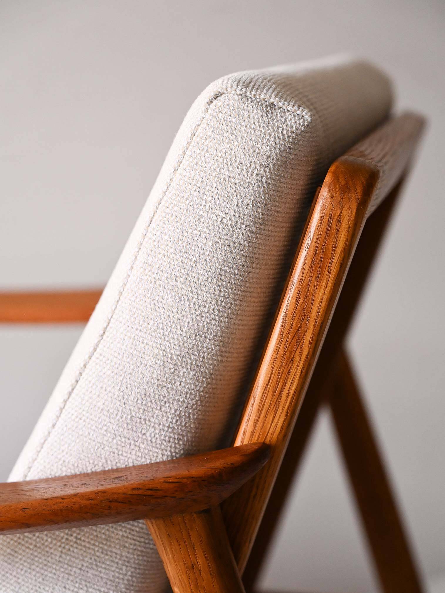 Swedish Vintage Teak armchair by Folke Ohlsson for DUX