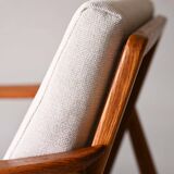 Swedish Vintage Teak armchair by Folke Ohlsson for DUX