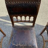 6 Henri II chairs