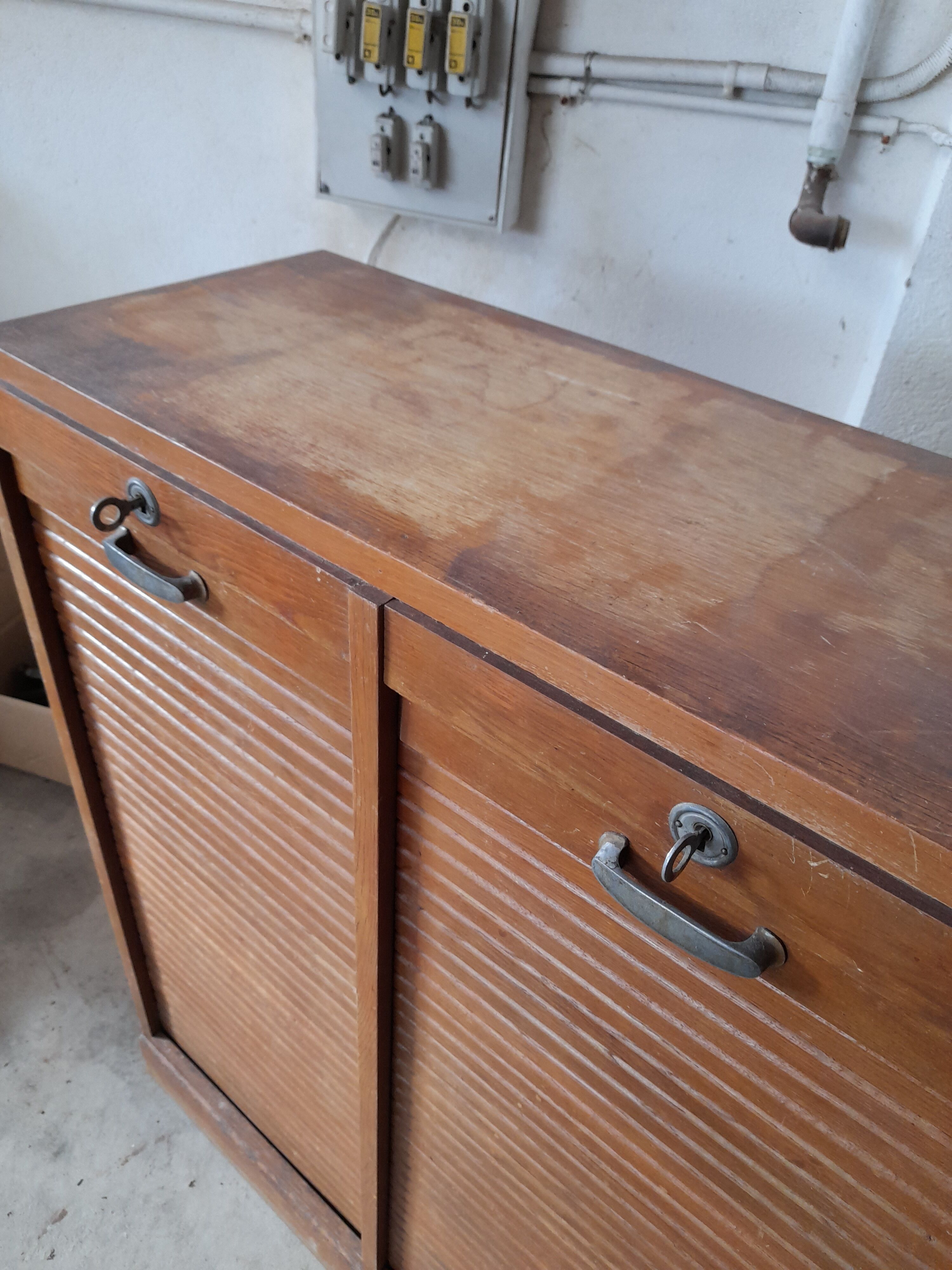 Old curtain cabinet 1950