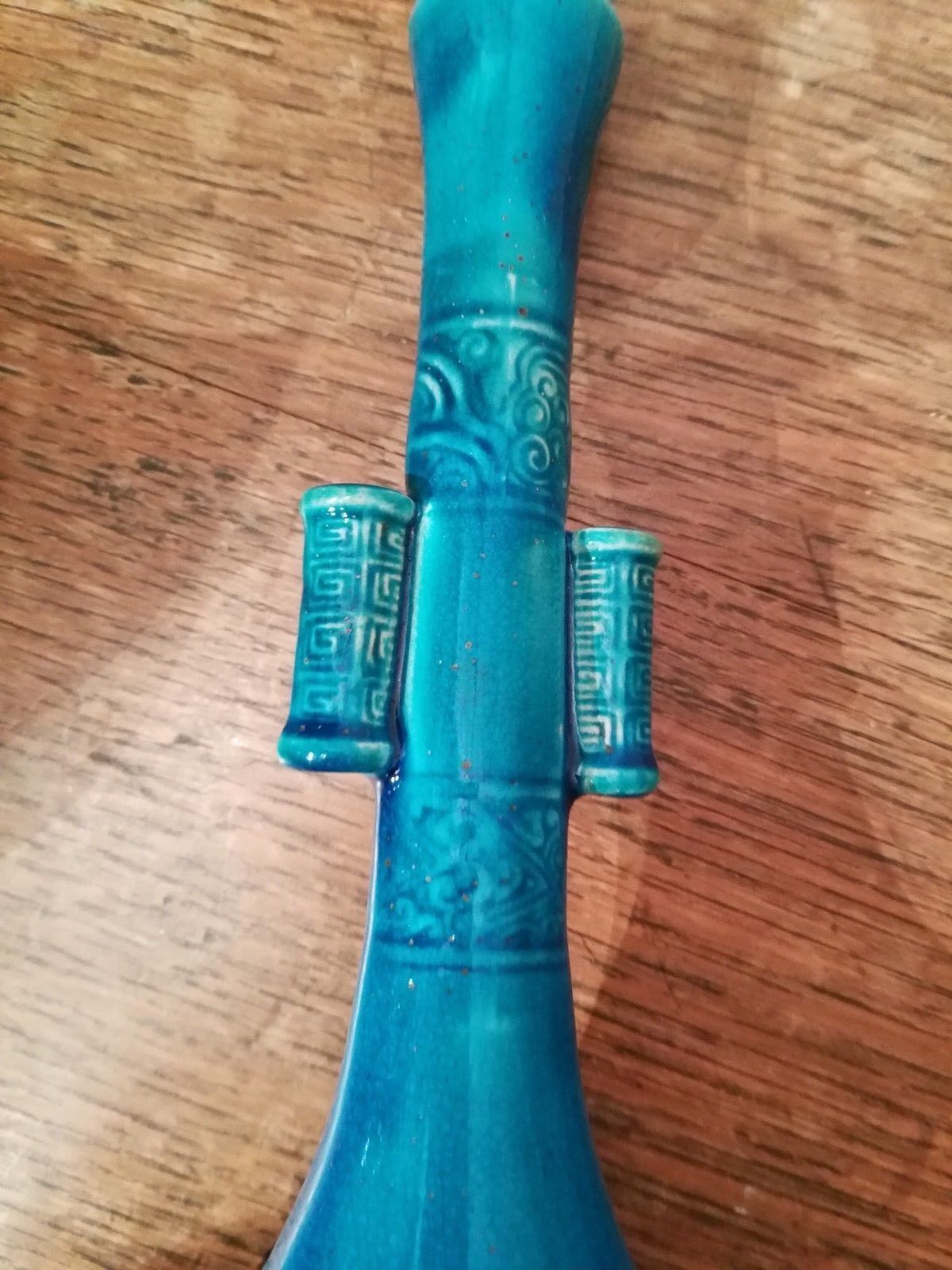 Pair of vases inspired blue Th.Deck