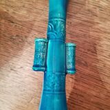 Paire de vases bleu japonisant Th.Deck