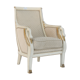 Shepherd's chair in a gondola with swan collars
